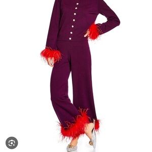 Antonio Melanie x Nat Note Feather Pants Size S